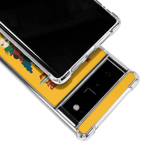Adult Swim Adventure Time Cave Of Skulls Google Pixel 6 Clear Case